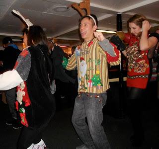 Ding-ding!! All aboard the Ugly Christmas Sweater Boat Cruise!!